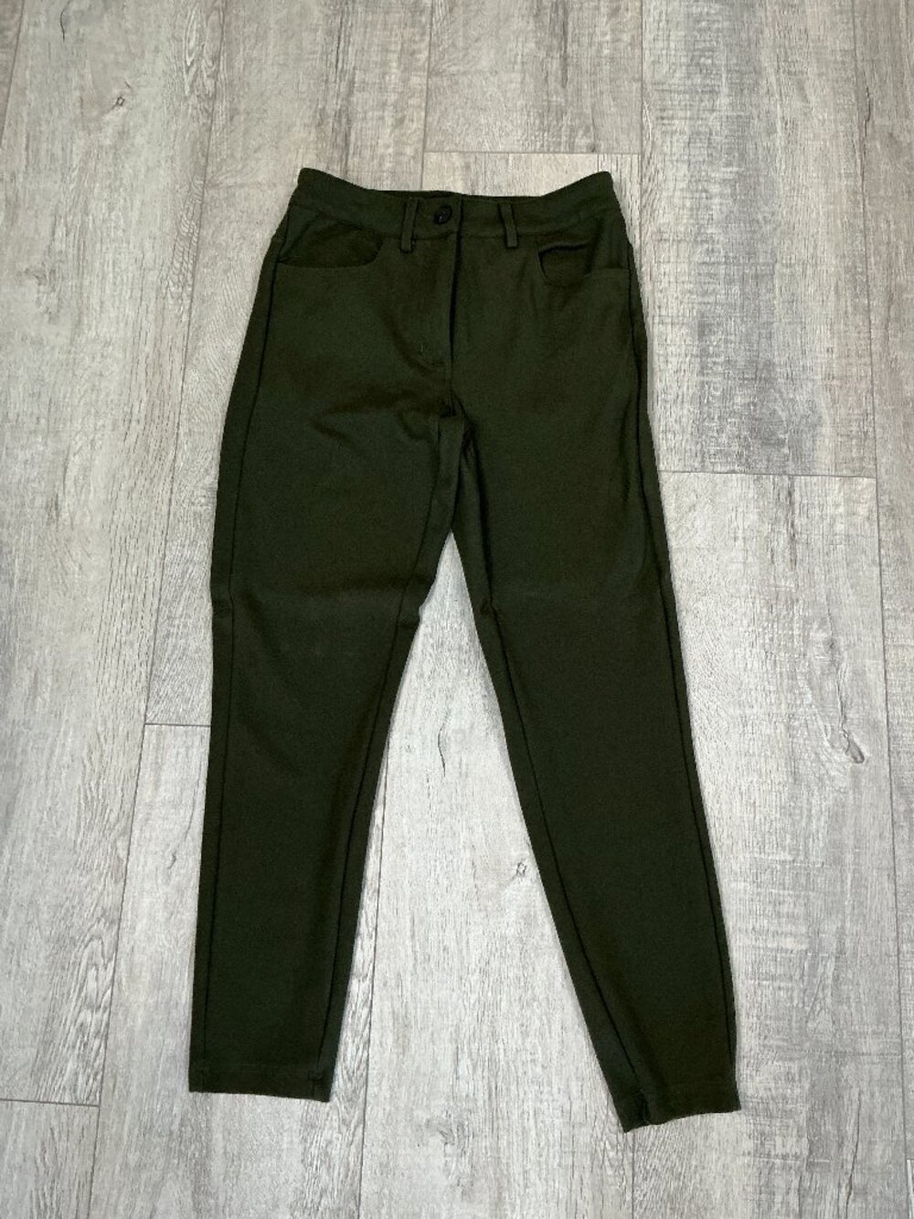 Universal Standard Seine Skinny Ponte Jeans 2XS (6-8) Evening Forest Green